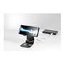 StarTech.com Phone and Tablet Stand - Foldable - Multi Angle - Aluminum - Black - Adjustable Smartphone / Tablet Stand - desktop