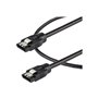 StarTech.com 0.3 m Round SATA Cable - Latching Connectors - 6Gbs SATA Cable - SATA cable - 30 cm