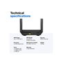 Linksys Max-Stream MR7350 Dual-Band AX1800 Mesh - Wireless router Wi-Fi 6