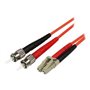 StarTech.com Multimode 50/125 Duplex Fiber Patch Cable LC - Orange - 5 meter