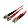 StarTech.com Multimode 50/125 Duplex Fiber Patch Cable LC - Orange - 5 meter