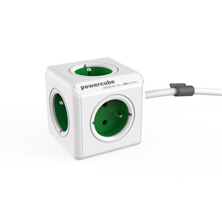 PowerCube Extended 1.5 meter (Type E) - Green Netzteile - ATX - 80 Plus