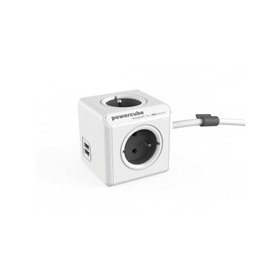 PowerCube Extended USB 1.5 meter (Type E) - Grey