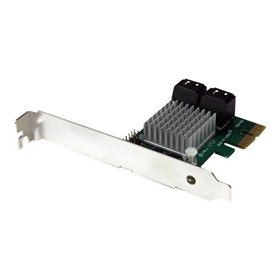 StarTech.com 4 Port PCI Express SATA III 6Gbps RAID Kontroller Card mit Heatsink