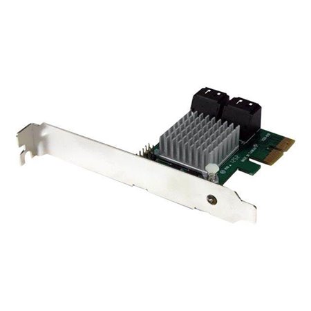 StarTech.com 4 Port PCI Express SATA III 6Gbps RAID Kontroller Card mit Heatsink