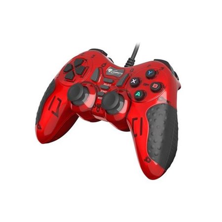 Natec Genesis Mangan 200 - Red - Wired Controller - PC