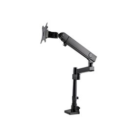 StarTech.com Desk Mount Monitor Arm with 2x USB 3.0 ports - Full Motion Single Monitor Pole Mount up to 34" VESA Display - C-Cla