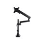 StarTech.com Desk Mount Monitor Arm with 2x USB 3.0 ports - Full Motion Single Monitor Pole Mount up to 34" VESA Display - C-Cla