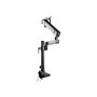 StarTech.com Desk Mount Monitor Arm with 2x USB 3.0 ports - Full Motion Single Monitor Pole Mount up to 34" VESA Display - C-Cla