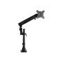 StarTech.com Desk Mount Monitor Arm with 2x USB 3.0 ports - Full Motion Single Monitor Pole Mount up to 34" VESA Display - C-Cla