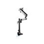 StarTech.com Desk Mount Monitor Arm with 2x USB 3.0 ports - Full Motion Single Monitor Pole Mount up to 34" VESA Display - C-Cla