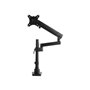StarTech.com Desk Mount Monitor Arm with 2x USB 3.0 ports - Full Motion Single Monitor Pole Mount up to 34" VESA Display - C-Cla