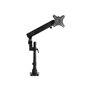 StarTech.com Desk Mount Monitor Arm with 2x USB 3.0 ports - Full Motion Single Monitor Pole Mount up to 34" VESA Display - C-Cla