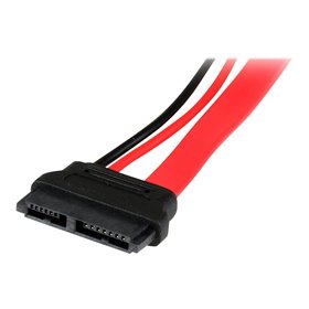 StarTech.com 6in Slimline SATA to SATA Adapter with Power - Slim SATA (F) to SATA (M) - Slimline Serial ATA to SATA (SLSATAADAP6