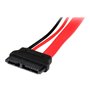 StarTech.com 6in Slimline SATA to SATA Adapter with Power - Slim SATA (F) to SATA (M) - Slimline Serial ATA to SATA (SLSATAADAP6