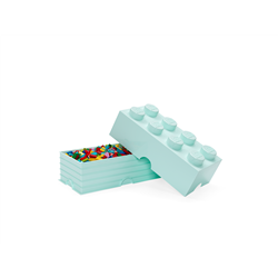 LEGO Aufbewahrungsstein, 8 Noppen, mintgrün