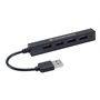 Conceptronics HUBBIES HUBBIES05B USB-Hubs - 4 - Schwarz