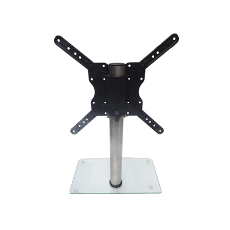 ConnecTech StandView TV Desk Mount with rotatable top. 26"-55". Alu finish 25 kg 55" From 200 x 200 mm