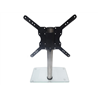 ConnecTech StandView TV Desk Mount with rotatable top. 26"-55". Alu finish 25 kg 55" From 200 x 200 mm