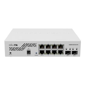 MikroTik CSS610-8G-2S+IN Cloud Smart 10-Port Switch (8x 1G RJ45 / 2x 10G SFP+)