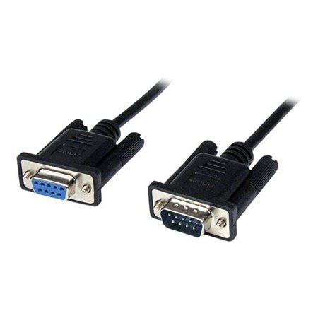 StarTech.com DB9 RS232 Serial Null Modem Cable F/M