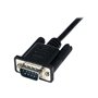 StarTech.com DB9 RS232 Serial Null Modem Cable F/M