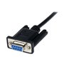 StarTech.com DB9 RS232 Serial Null Modem Cable F/M