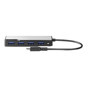 ALOGIC USB-C Fusion SWIFT 4-in-1 Hub USB-Hubs - USB 3.0 - 4 - Grau