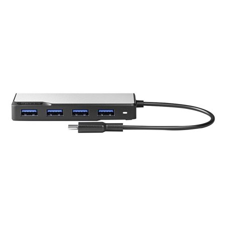 ALOGIC USB-C Fusion SWIFT 4-in-1 Hub USB-Hubs - USB 3.0 - 4 - Grau