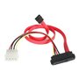 StarTech.com SAS 29 Pin zu SATA Kabel mit LP4 Strom