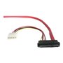 StarTech.com SAS 29 Pin zu SATA Kabel mit LP4 Strom