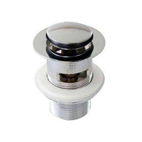Unite bottom valve push-open 114 chrome
