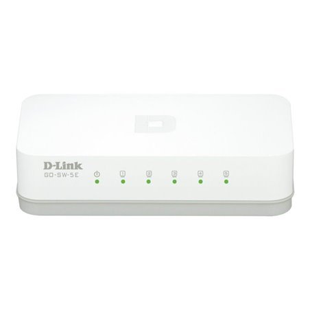 D-Link GO-SW-5E 5-Port Fast Ethernet Unmanaged Desktop Switch