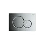 Geberit actuator plate sigma01 for dual flush: bright chrome