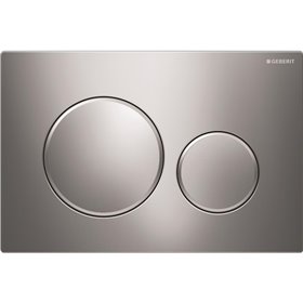 Geberit actuator plate sigma20 for dual flush bright chrome