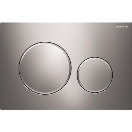 Geberit actuator plate sigma20 for dual flush bright chrome