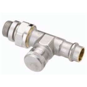 Danfoss RLV10 Press return coupling straight
