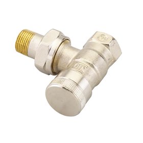 Danfoss RLV 10 return coupling running at an angle