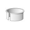 Purus Support sleeve for thin-wall pipes 75 mm