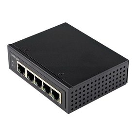 StarTech.com Industrial 5 Port Gigabit PoE Switch - 30W