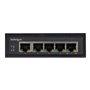 StarTech.com Industrial 5 Port Gigabit PoE Switch - 30W