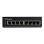StarTech.com Industrial 8 Port Gigabit PoE Switch - 30W - Power Over Ethernet Switch - GbE PoE+ Unmanaged Switch