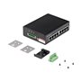 StarTech.com Industrial 8 Port Gigabit PoE Switch - 30W - Power Over Ethernet Switch - GbE PoE+ Unmanaged Switch
