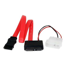 StarTech.com Slimline SATA zu SATA mit LP4 Strom Kabel Adapter