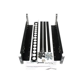 StarTech.com 3U Universal Server Rack Rails - TAA Compliant Fixed Mounting Rails - 19" Adjustable Depth Rack Mount Rails (UNIRAI