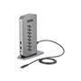 StarTech.com USB-C USB-A Dock - Hybrid Universal USB 3.0 Laptop Docking Station - Dual Monitor 4K 60Hz HDMI/DisplayPort - 6xUSB 