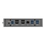 StarTech.com USB-C USB-A Dock - Hybrid Universal USB 3.0 Laptop Docking Station - Dual Monitor 4K 60Hz HDMI/DisplayPort - 6xUSB 