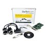 StarTech.com 4 Port PCI Express PCIe Serial Combo Card