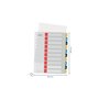 Leitz Cosy PC-beschriftbares Register 1-10, PP