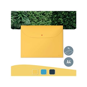 Leitz  Cosy Privacy Dokumentenhülle mit zwei Taschen Warmes Gelb